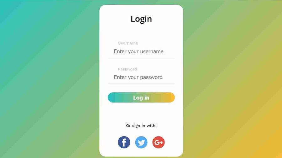 10 Simple React Js Login Page Examples and Designs