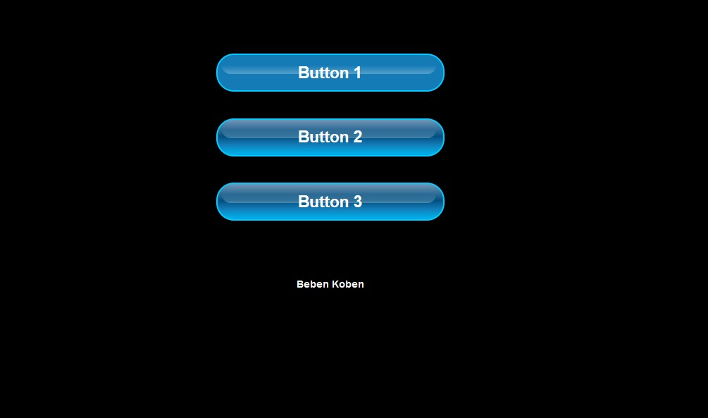 3d simple glossy button