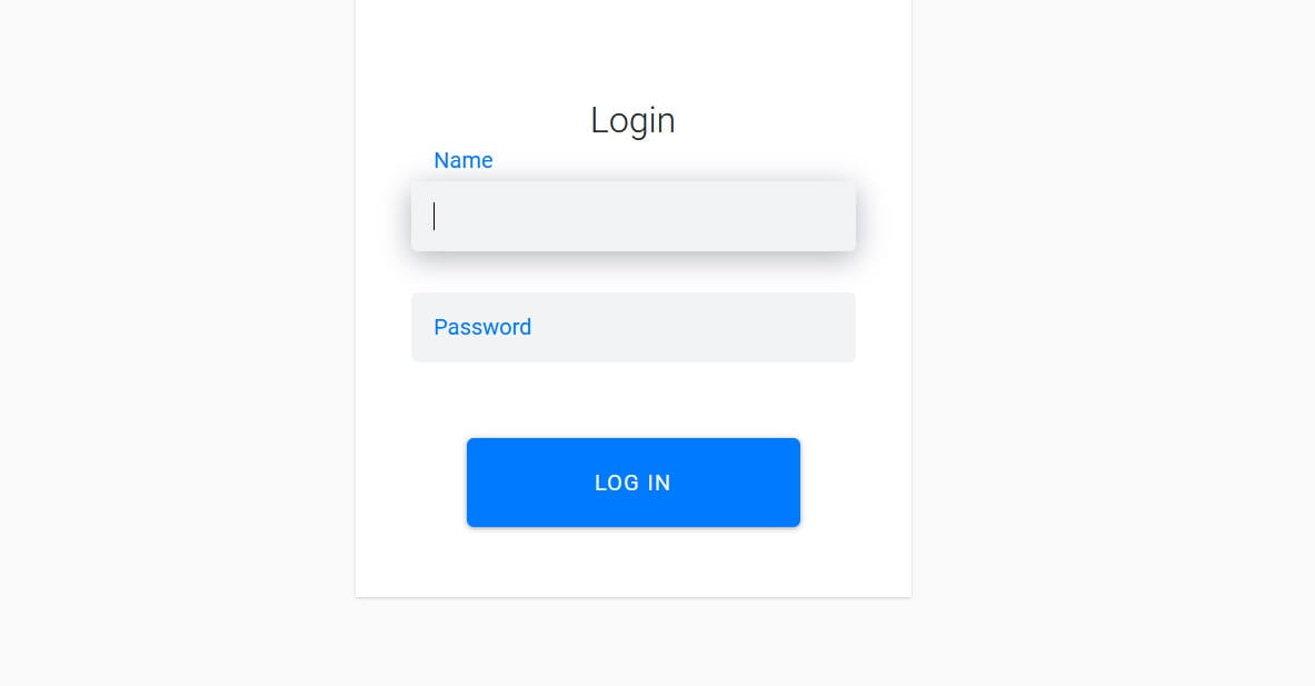 simple login only